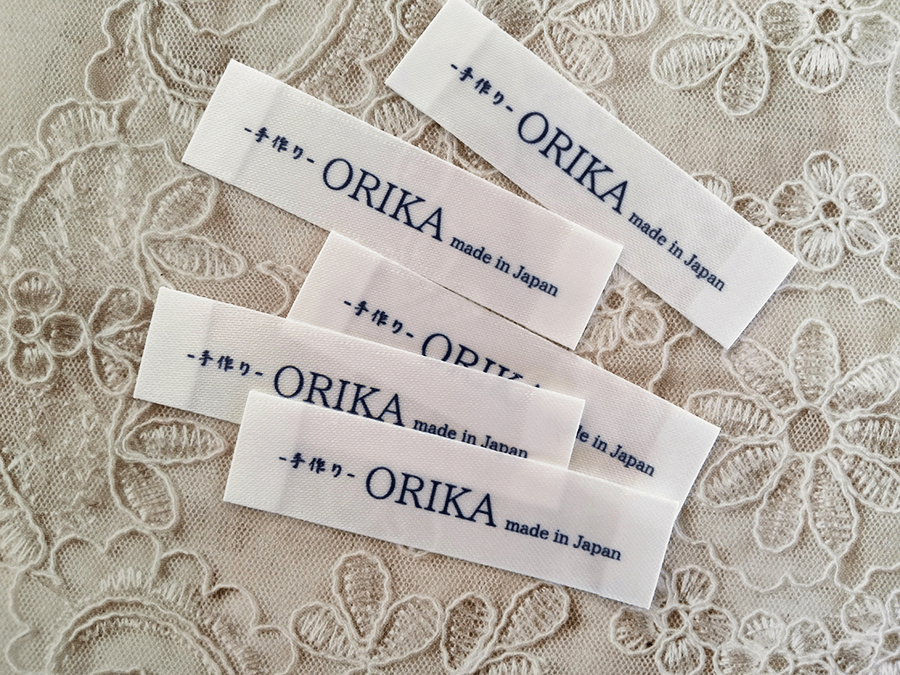 PN-253）大阪府【ORIKA】様のオリジナルブランドタグの印刷