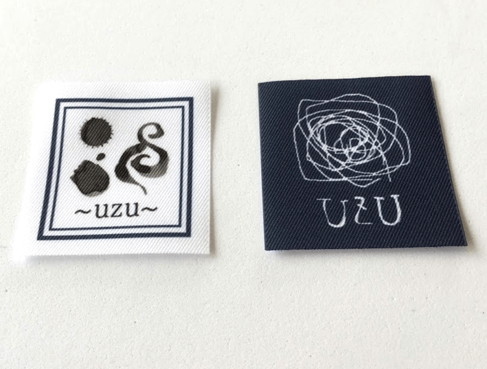 愛知県西尾市三河町 【渦.jp(ウズ・ドットジェイピー)】様 オーダーのプリントネームタグ