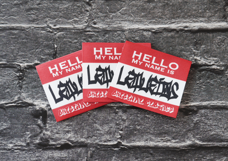 (PN-023)沖縄県南城市【株式会社MARINX】様ご依頼のオリジナルブランドタグネームの制作