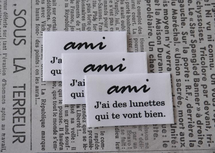 (PN-022)岐阜県関市【Eyewear shop ami】様ご依頼のオリジナルブランドタグネームのオーダー