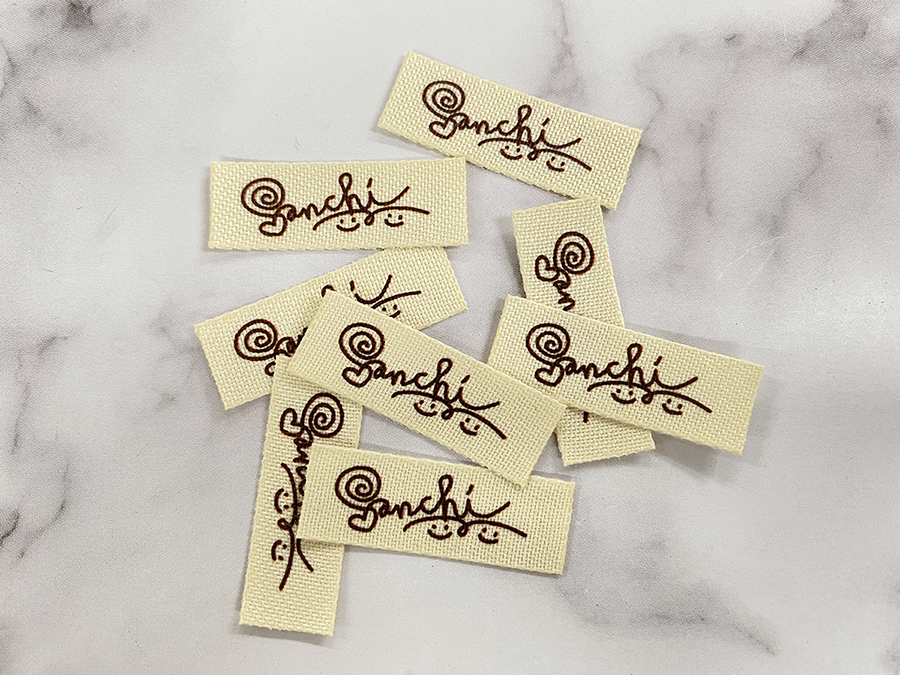 (PN-153)千葉県千葉市【FN】様のブランドタグネームの印刷