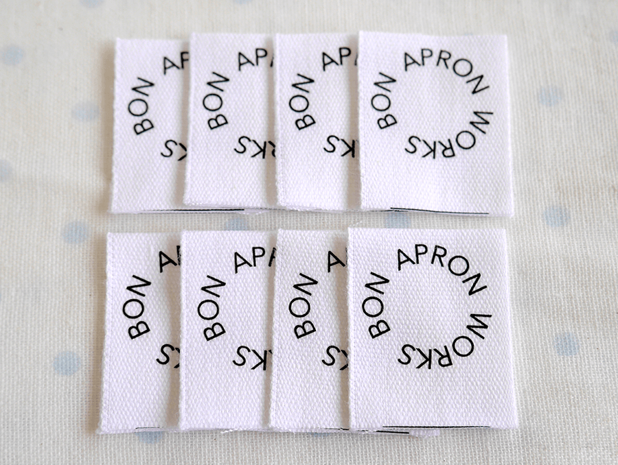 (PN-140)栃木県栃木市【BON APRON WORKS】様よりオリジナルネームタグのご注文