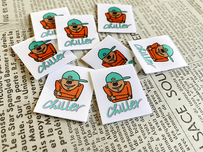 (PN-120)静岡県浜松市【Chiller】様のオリジナルブランドタグの製作