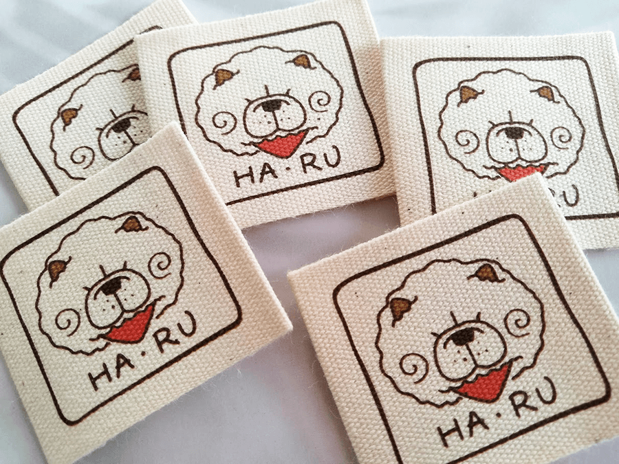 （PN-260）京都府の【IM】様からご依頼いただいたコットンタグの印刷