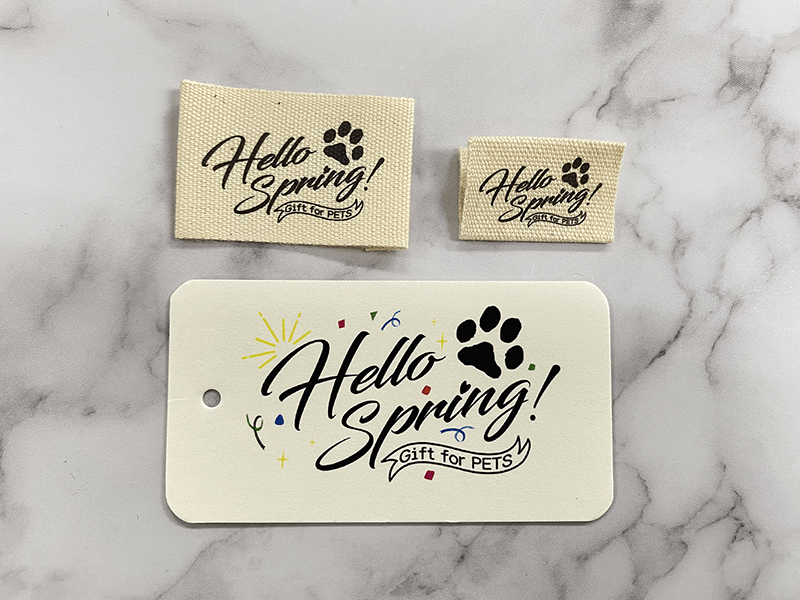 (SET-028)沖縄県【SM】様御依頼分タグネームと下げラベルのセット製作