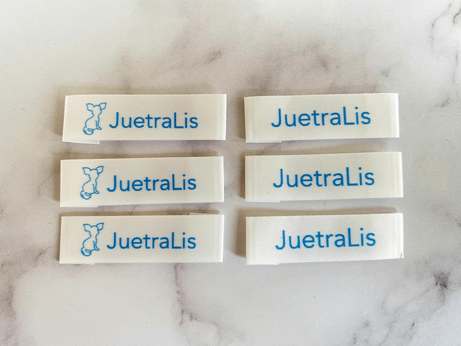 (PN-130)東京都文京区【JuetraLis/ジェトラリス】さまのブランドネームタグ製作