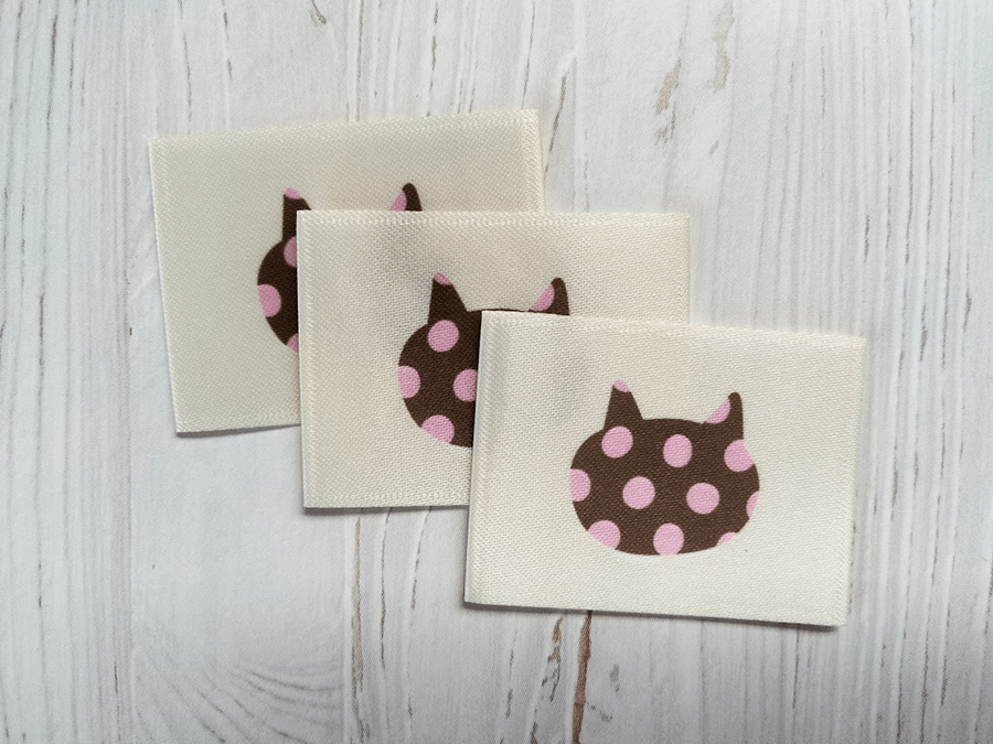 （PN-298）かわいらしい猫雑貨を製作しているブランド【mon petit chat】様のオリジナルタグの作成