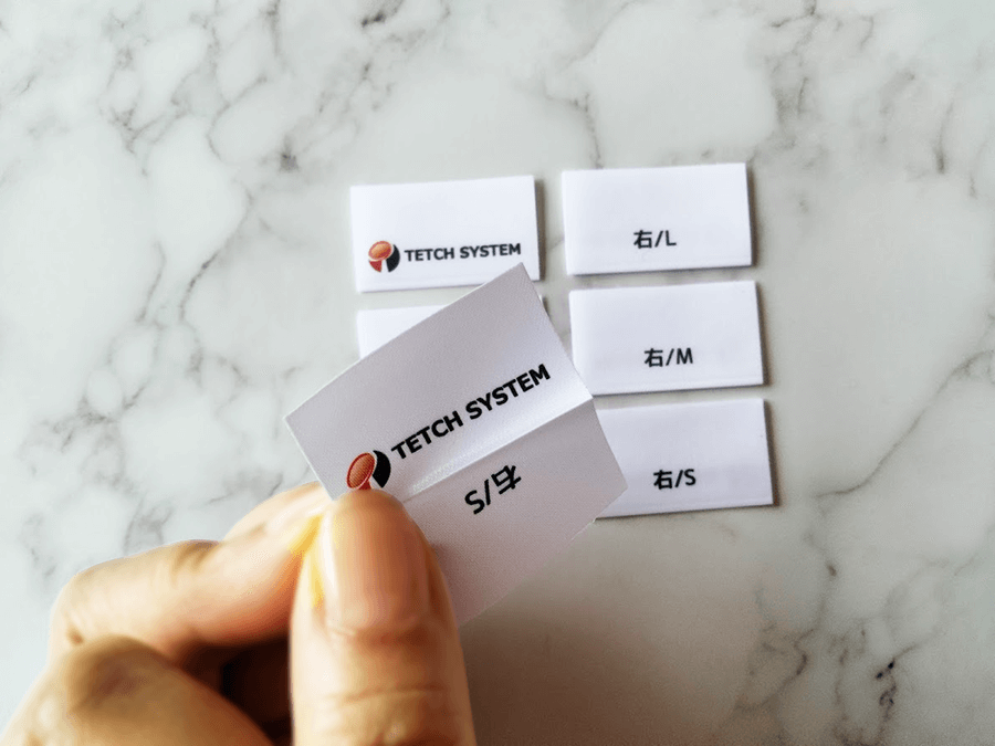 （PN-271）さいたま市【合同会社ままのえん】さまご依頼のロゴ入りサイズタグの作成（追記）