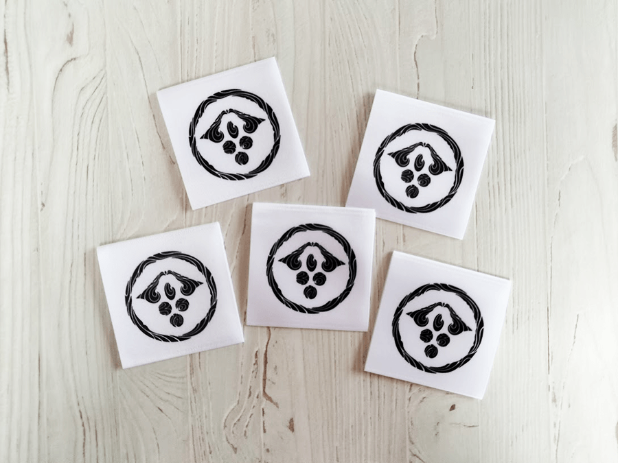 （PN-285）五反田駅近くの個室日本料理店【和食しんくろ】様ご依頼のネームタグ印刷