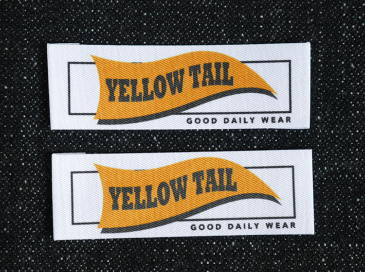 (PN-073)神奈川県茅ケ崎市【YELLOW TAIL】様ご依頼のオリジナルネームタグをプリントしました